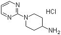 1-(2-Pyrimidinyl)-4-piperidinamine hydrochloride molecular structure (CAS 848500-38-9)