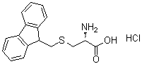 structure of CAS# 84888-34-6, S-(9H-Fluoren-9-ylmethyl)-L-cysteine hydrochloride