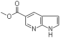 structure of CAS# 849067-96-5, Methyl 1H-pyrrolo[2,3-b]pyridine-5-carboxylate;1H-Pyrrolo[2,3-b]pyridin-5-carboxylic acid methyl ester