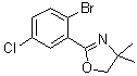 2-(2-Bromo-5-chlorophenyl)-4,5-dihydro-4,4-dimethyloxazole molecular structure (CAS 849106-18-9)