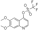 6,7-Dimethoxyquinolin-4-yl trifluoromethanesulfonate molecular structure (CAS 849217-54-5)