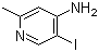 5-Iodo-2-methyl-4-pyridinamine molecular structure (CAS 849353-19-1)