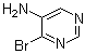 4-Bromo-5-pyrimidinamine molecular structure (CAS 849353-34-0)