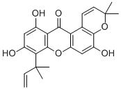 Cudraxanthone B molecular structure (CAS 84955-05-5)