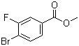 structure of CAS# 849758-12-9, Methyl 4-bromo-3-fluorobenzoate