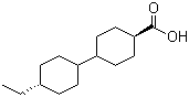 trans-4-Ethyl-(1,1-bicyclohexyl)-4-carboxylic acid molecular structure (CAS 84976-67-0)