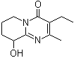 structure of CAS# 849903-79-3, 3-Ethyl-6,7,8,9-tetrahydro-9-hydroxy-2-methyl-4H-pyrido[1,2-a]pyrimidin-4-one