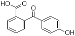 2-(4-羟基苯甲酰)苯甲酸分子结构 (CAS 85-57-4)