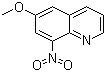 6-甲氧基-8-硝基喹啉分子结构 (CAS 85-81-4)