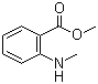 2-(甲氨基)苯甲酸甲酯分子结构 (CAS 85-91-6)