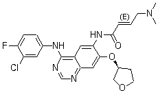 Afatinib molecular structure (CAS 850140-72-6)