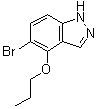 5-Bromo-4-propoxy-1H-indazole molecular structure (CAS 850363-69-8)