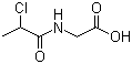 2-Chloropropionylglycine molecular structure (CAS 85038-45-5)