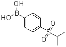结构式 CAS# 850567-98-5, 4-(异丙基磺酰基)苯硼酸