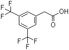 3,5-Bis(trifluoromethyl)phenylacetic acid molecular structure (CAS 85068-33-3)