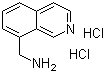 8-异喹啉甲胺二盐酸盐分子结构 (CAS 850734-84-8)