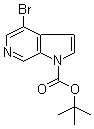 tert-Butyl 4-bromo-1H-pyrrolo[2,3-c]pyridine-1-carboxylate molecular structure (CAS 850892-97-6)