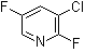 structure of CAS# 851179-00-5, 3-Chloro-2,5-difluoropyridine