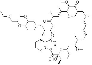42-O-(2-乙氧基乙基)雷帕霉素分子结构 (CAS 851536-75-9)