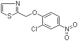 2-[(2-Chloro-4-nitrophenoxy)methyl]thiazole molecular structure (CAS 851545-78-3)