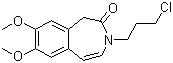 7,8-二甲氧基-3-(3-氯丙基)-1,3-二氢-2H-3-苯并氮杂卓-2-酮分子结构 (CAS 85175-59-3)