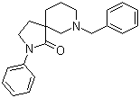 2-Phenyl-7-(phenylmethyl)-2,7-diazaspiro[4.5]decan-1-one molecular structure (CAS 852339-03-8)