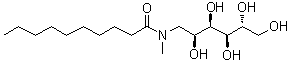 结构式 CAS# 85261-20-7, N-甲基-N-癸酰葡糖胺