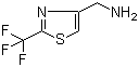 2-(Trifluoromethyl)-4-thiazolemethanamine molecular structure (CAS 852854-39-8)