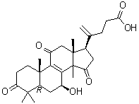 20(21)-Dehydrolucidenic acid A molecular structure (CAS 852936-69-7)