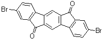 结构式 CAS# 853234-57-8, 2,8-二溴茚并[1,2-b]芴-6,12-二酮