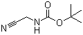 N-(叔丁氧羰基)-2-氨基乙腈分子结构 (CAS 85363-04-8)