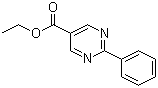 structure of CAS# 85386-14-7, 2-Phenyl-5-pyrimidinecarboxylic acid ethyl ester;5-Carbethoxy-2-phenylpyrimidine