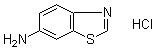 6-Benzothiazolamine hydrochloride (1:1) molecular structure (CAS 854067-23-5)
