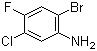 结构式 CAS# 85462-59-5, 2-溴-4-氟-5-氯苯胺