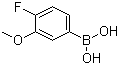 4-Fluoro-3-methoxyphenylboronic acid molecular structure (CAS 854778-31-7)