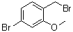 4-Bromo-1-(bromomethyl)-2-methoxybenzene molecular structure (CAS 854778-42-0)