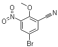 5-溴-2-甲氧基-3-硝基苯甲腈分子结构 (CAS 855290-36-7)