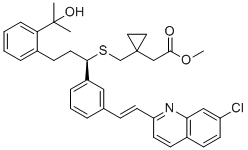 Montelukast Acid Methyl Ester molecular structure (CAS 855473-51-7)