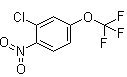 2-氯-1-硝基-4-(三氟甲氧基)苯分子结构 (CAS 85578-47-8)