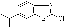 2-氯-6-异丙基苯并噻唑分子结构 (CAS 856171-16-9)