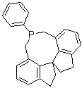 (11aR)-5,6,10,11,12,13-Hexahydro-5-phenyl-4H-diindeno[7,1-cd:1',7'-ef]phosphocin molecular structure (CAS 856407-37-9)