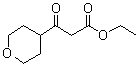 structure of CAS# 856414-68-1, 3-Oxo-3-(tetrahydro-2H-pyran-4-yl)propanoic acid ethyl ester;Ethyl 3-oxo-3-(tetrahydropyran-4-yl)propanoate; Ethyl 3-oxo-3-(tetrahydropyran-4-yl)propionate