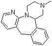 structure of CAS# 85650-52-8, Mirtazapine;(RS)-1,2,3,4,10,14b-Hexahydro-2-methylpyrazino-[2,1-a]pyrido[2,3-c][2]benzazepine