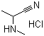 2-(Methylamino)propanenitrile hydrochloride molecular structure (CAS 856812-41-4)