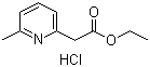 6-Methyl-2-pyridineacetic acid ethyl ester hydrochloride molecular structure (CAS 856858-72-5)
