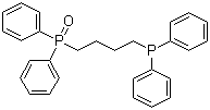 结构式 CAS# 85686-00-6, 1,4-双(二苯基膦)丁烷