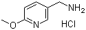 6-Methoxy-3-pyridinemethanamine hydrochloride molecular structure (CAS 857220-13-4)