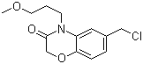 6-(Chloromethyl)-4-(3-methoxypropyl)-2H-benzo[b][1,4]oxazin-3(4H)-one molecular structure (CAS 857272-02-7)