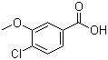 4-氯-3-甲氧基苯甲酸分子结构 (CAS 85740-98-3)