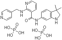 Motesanib diphosphate molecular structure (CAS 857876-30-3)